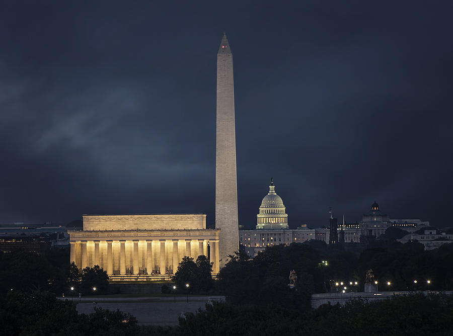 Washington DC Monuments Photograph by Claire Gentile