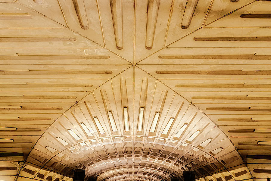 Washington Metro DC  Station H Photograph by Susan Candelario