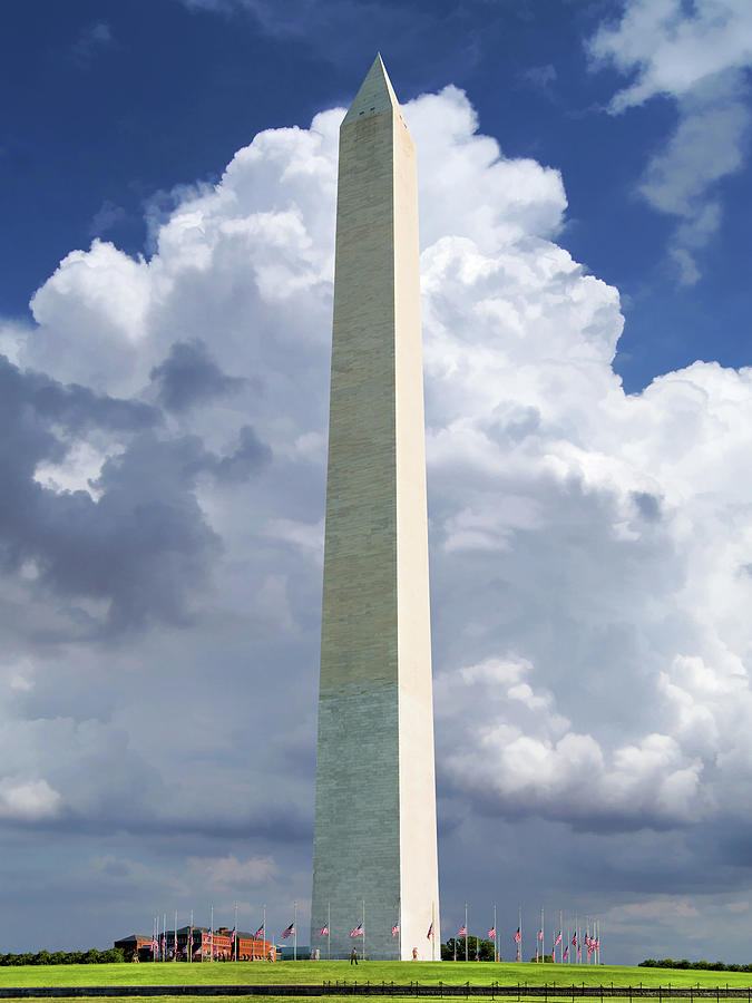 Washington Monument Painting by Christopher Arndt