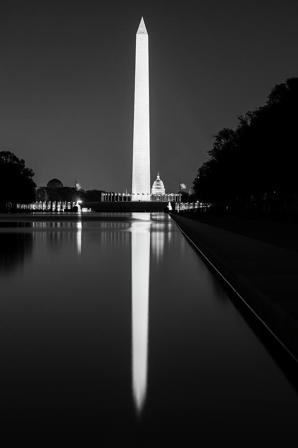 Washington Monument Reflection Photograph by John McGraw