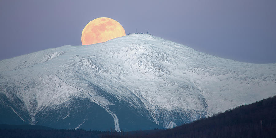 Washington Moon Rising Photograph by White Mountain Images