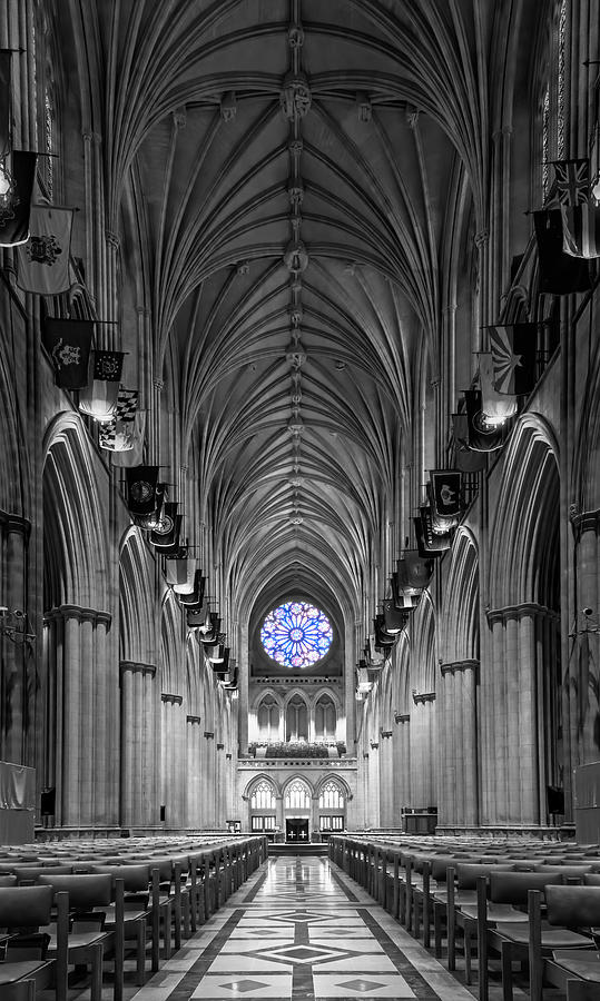Washington National Cathedral Interior Photograph by Joan Carroll