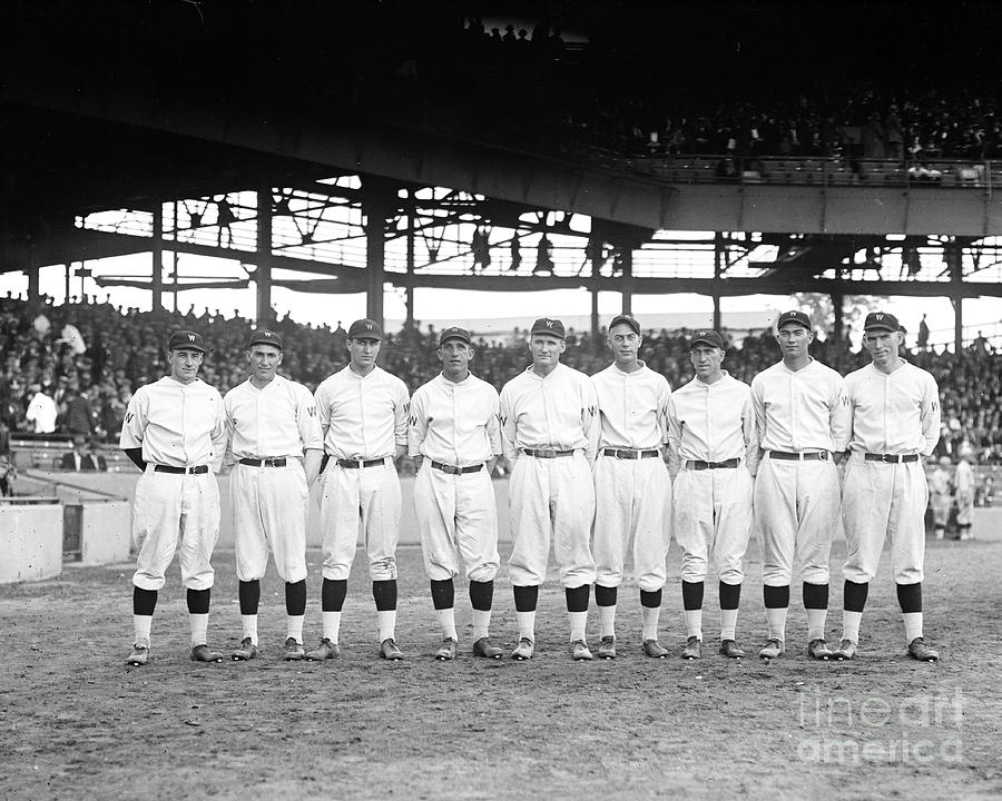 Major League Movie Photograph - Washington Senators, Baseball Team by Harris and Ewing