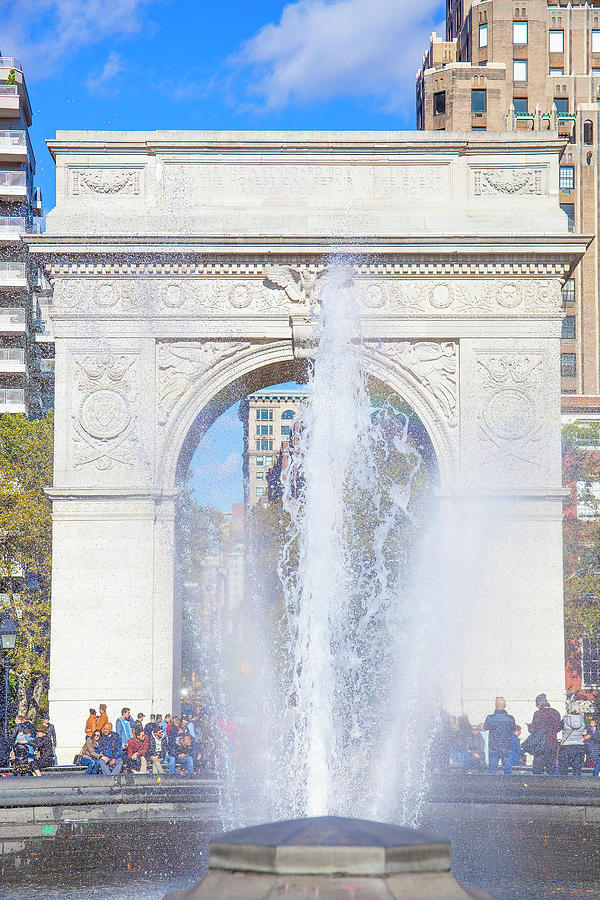 Washington Square Park Arch Photograph by Mark Andrew Thomas