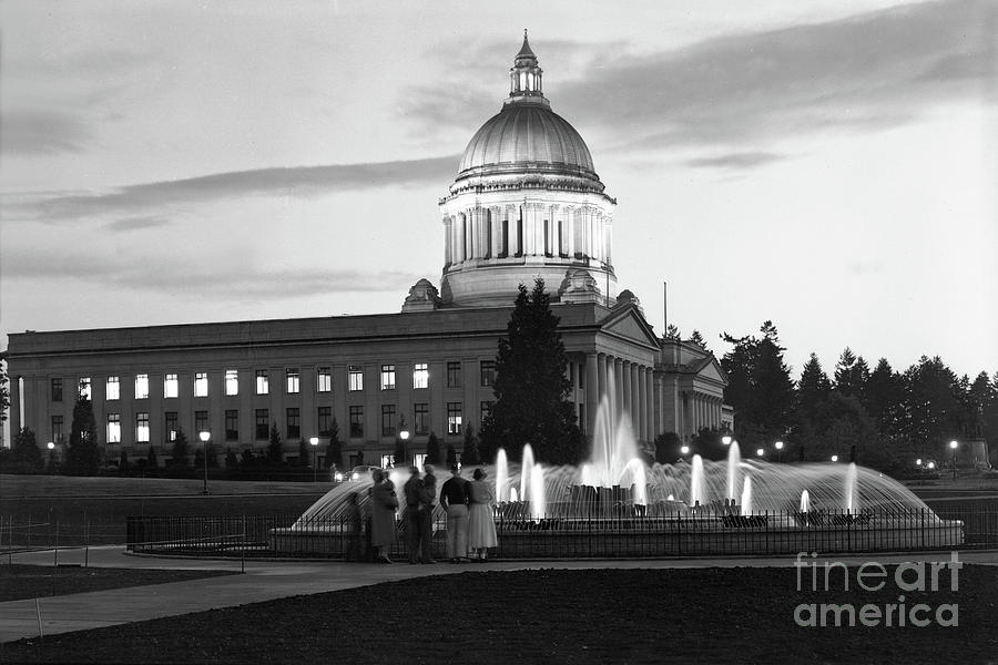 Washington State Capitol 1950 Photograph by Merle Junk - Fine Art America