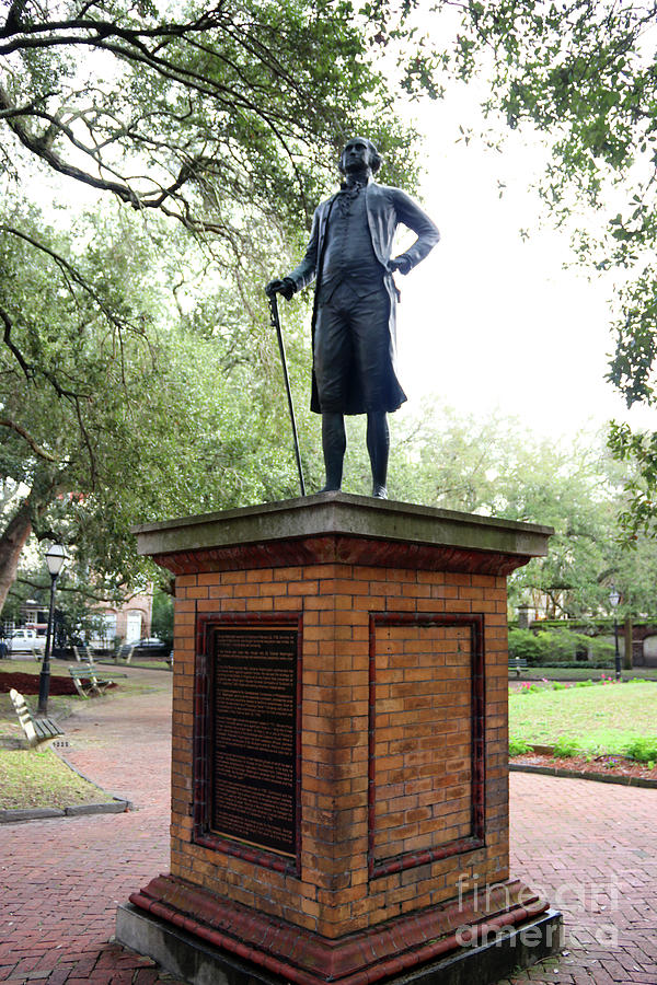 Washington Statue in Washington Square Charleston  9136 Photograph by Jack Schultz