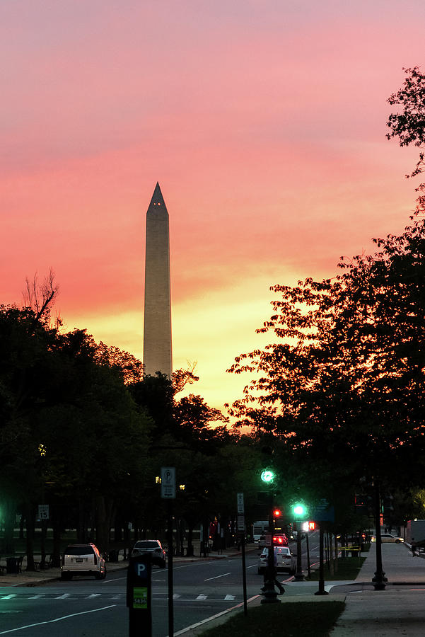 Washington sunset Photograph by Robert Miller