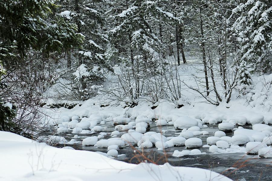 Washington Winter River Photograph by Lkb Art And Photography