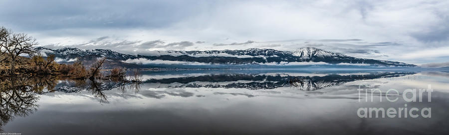 Washoe Lake Winter Panorama Photograph