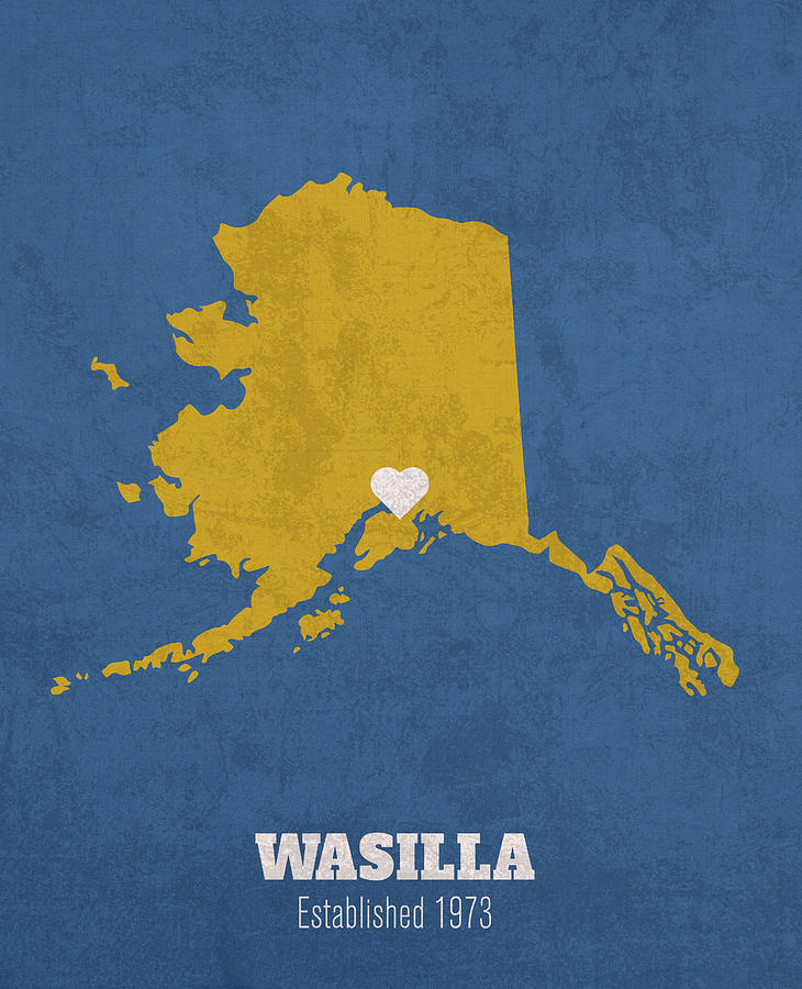 Wasilla Alaska City Map Founded 1973 University Of Alaska Fairbanks   Wasilla Alaska City Map Founded 1973 University Of Alaska Fairbanks Color Palette Design Turnpike 