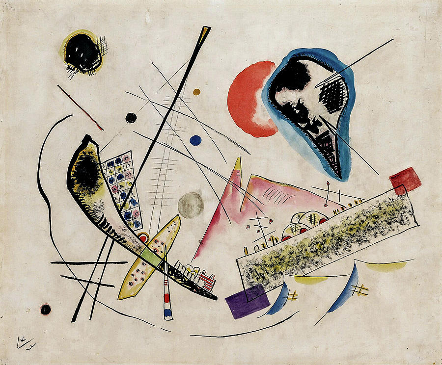 Wassily Kandinsky 1866  1944 Untitled Composition Lyrique Painting