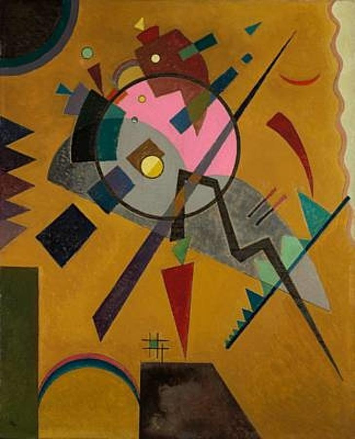 Wassily Kandinsky - Rose with Grey Painting by Les Classics | Fine Art ...