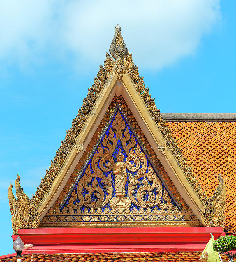 Wat Bang Nang Kreng Gable DTHSP0271 Photograph by Gerry Gantt