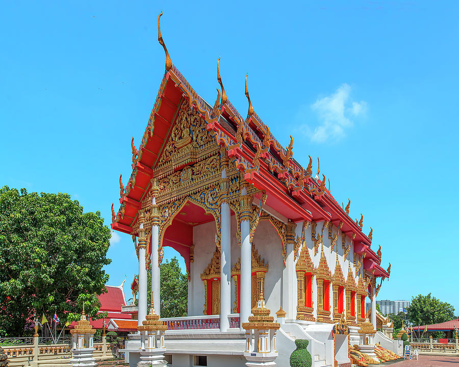 Wat Bang Nang Kreng Phra Ubosot DTHSP0253 Photograph by Gerry Gantt