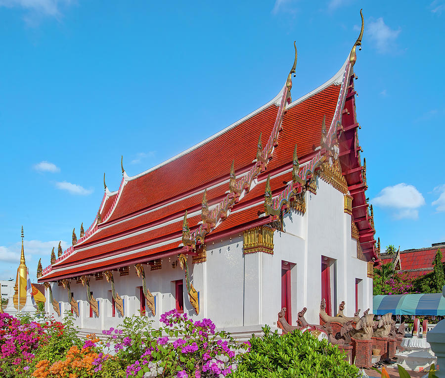 Wat Bueng Phra Aram Luang Phra Ubosot DTHNR0368 Photograph by Gerry Gantt