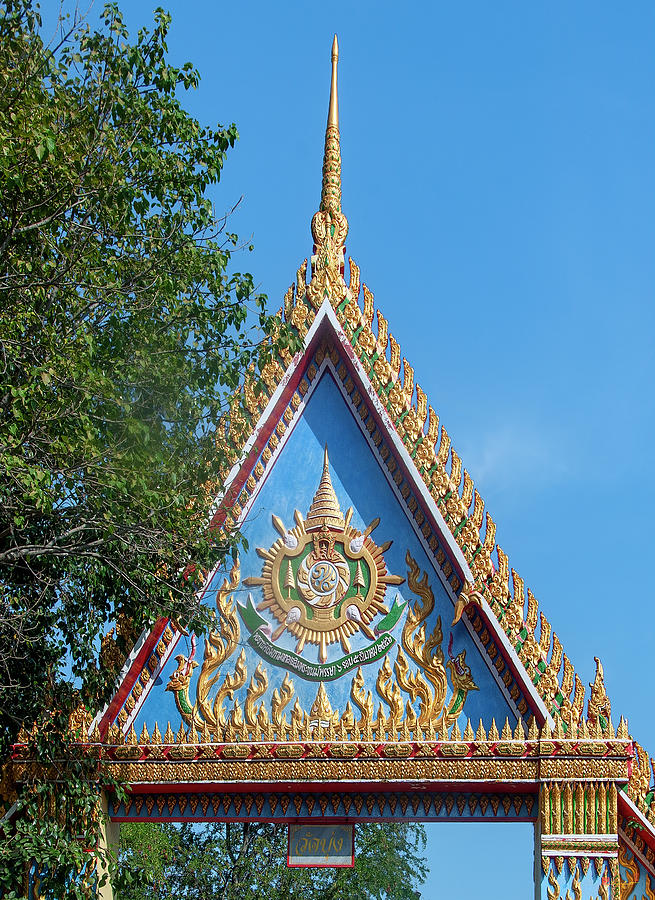 Wat Bung Temple Gate DTHNR0221 Photograph by Gerry Gantt