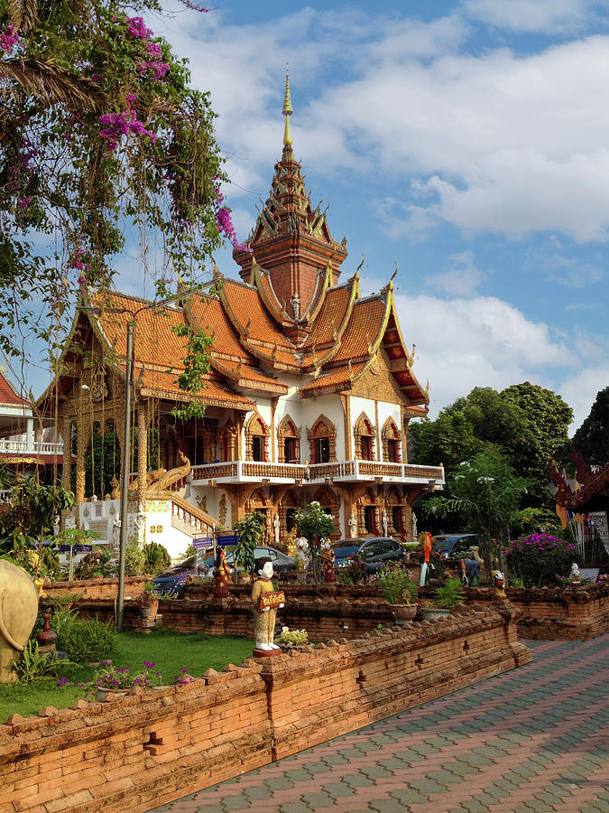 Wat Buppharam, Chiang Mai Photograph by Christine Ley