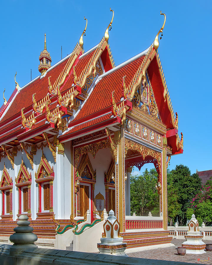 Wat Hua Sapan Phra Ubosot DTHNR0405 Photograph by Gerry Gantt