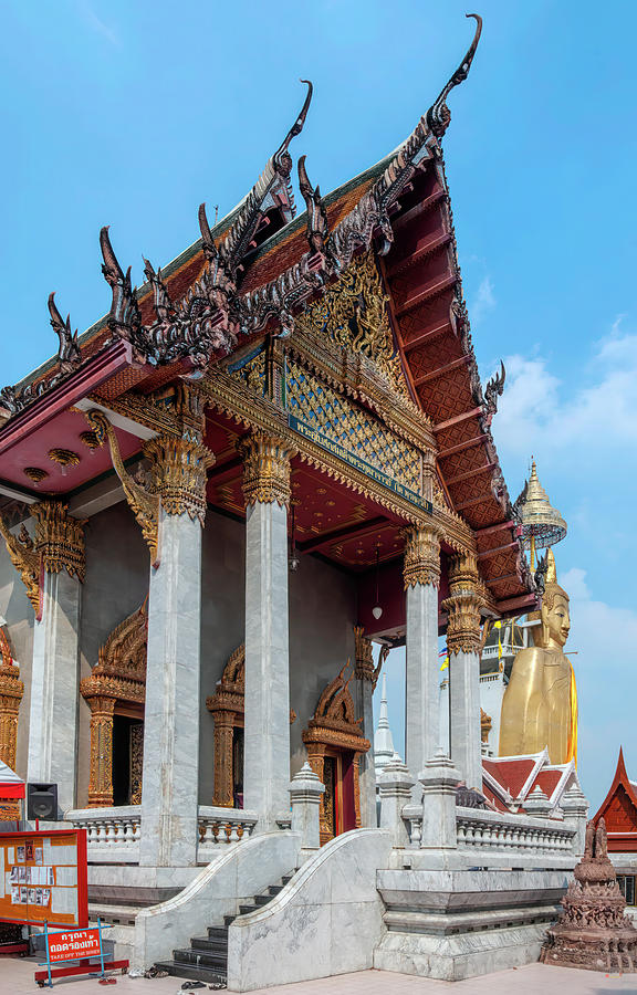 Wat Intarawihan Phra Ubosot DTHB1277 Photograph by Gerry Gantt
