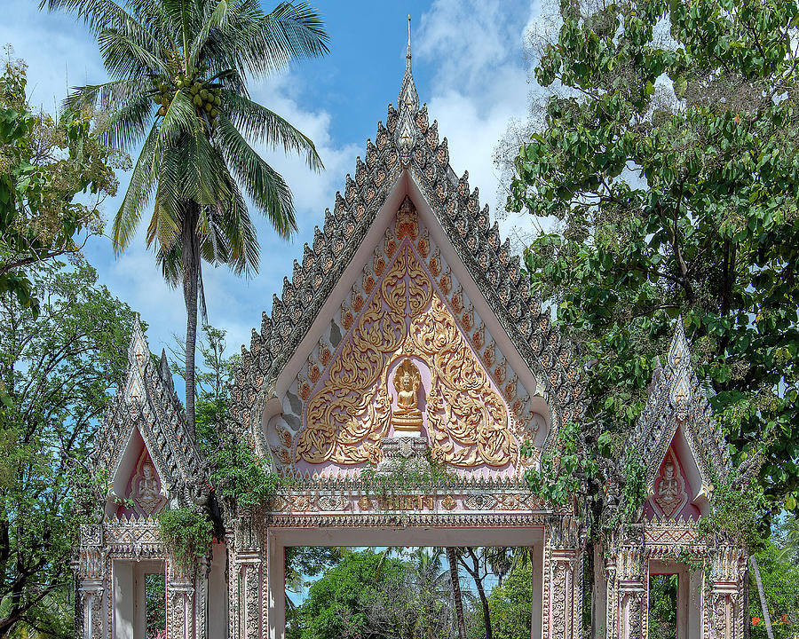 Wat Jaeng East Temple Gate DTHU1317 Photograph by Gerry Gantt