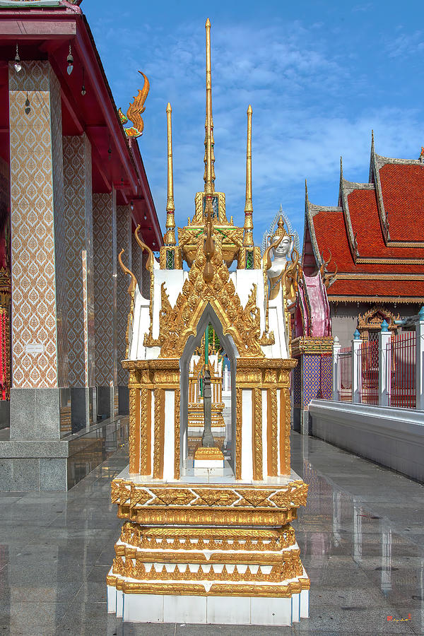 Wat Khunchan Phra Ubosot Boundary Stone DTHB2452 Photograph by Gerry Gantt