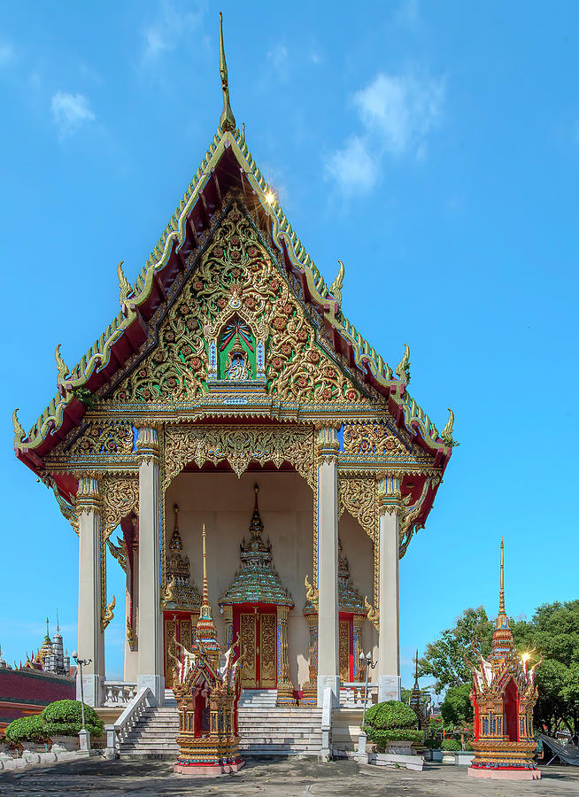 Wat Klang Worawihan Phra Ubosot DTHSP0222 Photograph by Gerry Gantt