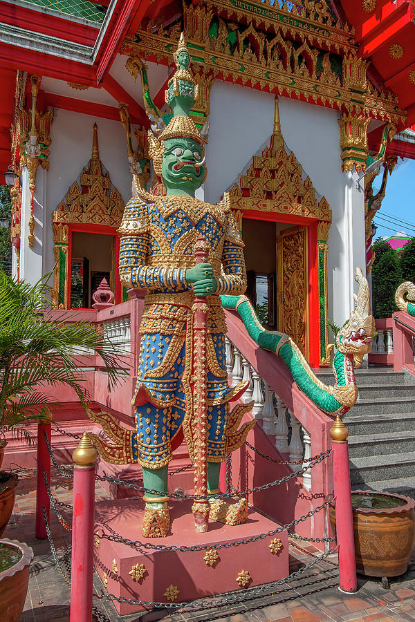 Wat Liab Ratbamrung Wihan Luang Pho Ko Guardian Giant DTHB2362 Photograph by Gerry Gantt