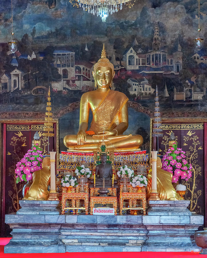Wat Maha Pruettharam Phra Ubosot Principal Buddha Image DTHB2266 Photograph by Gerry Gantt