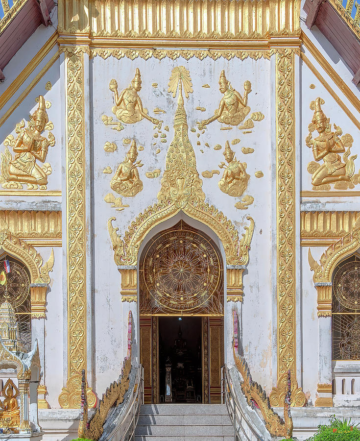 Wat Mahathat Phra Ubosot Entrance DTHNP0135 Photograph by Gerry Gantt