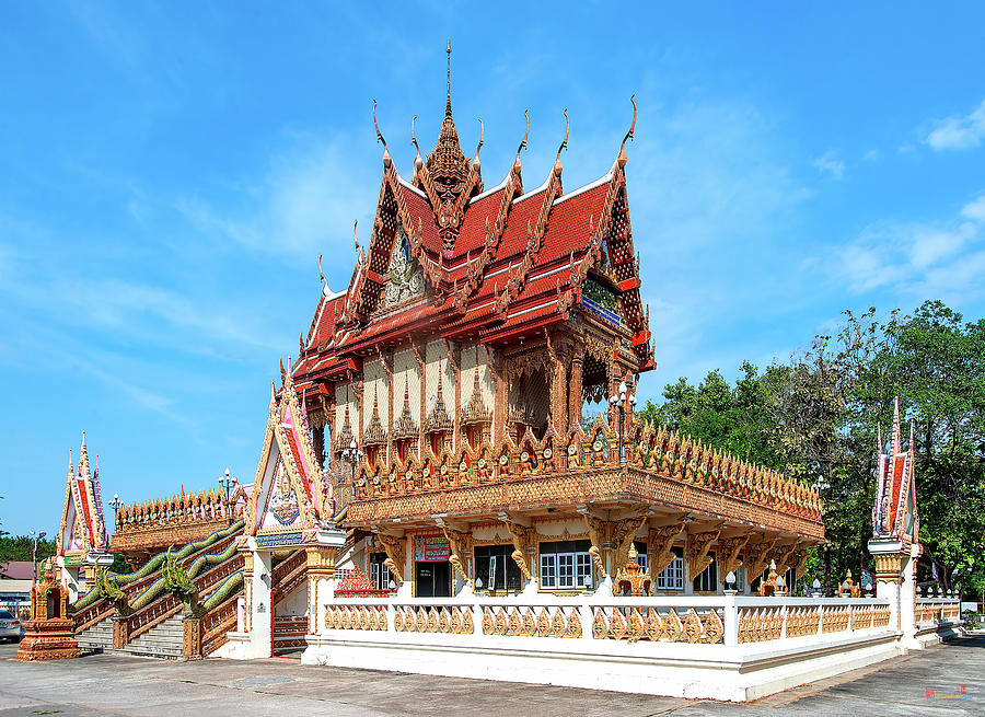 Wat Mai Amphawan Phra Ubosot DTHNR0265 Photograph by Gerry Gantt