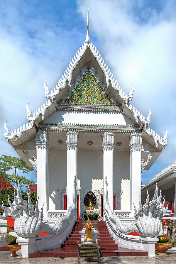 Wat Nak Prok Phra Ubosot DTHB2471 Photograph by Gerry Gantt