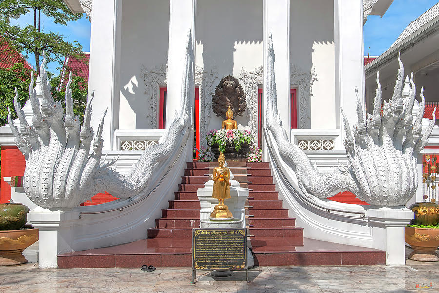Wat Nak Prok Phra Ubosot Entrance DTHB2475 Photograph by Gerry Gantt