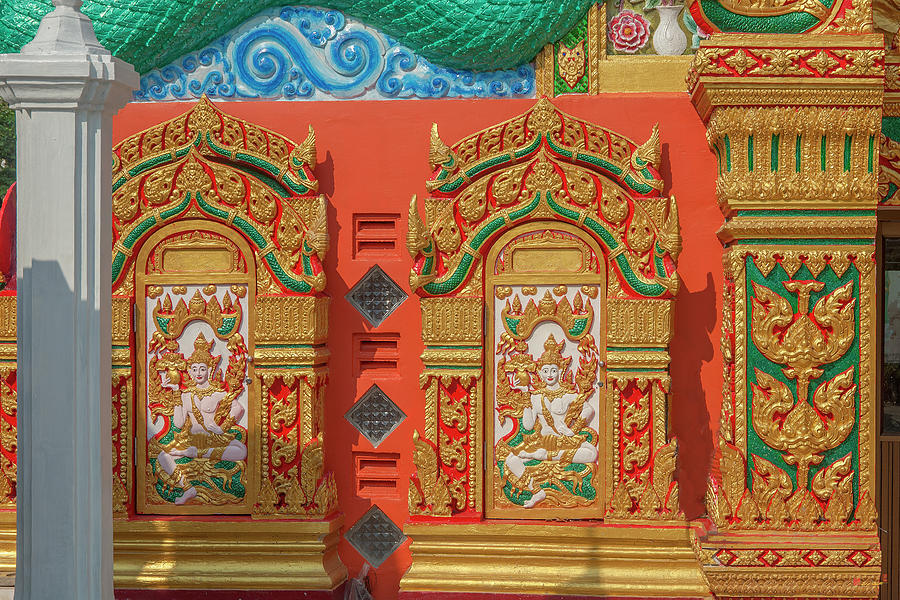 Wat Nak Prok Wihan Ornamentation DTHB1886 Photograph by Gerry Gantt