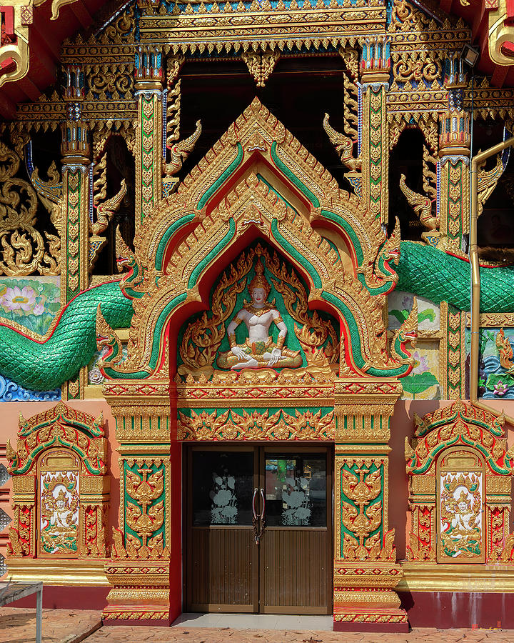Wat Nak Prok Wihan Side Entrance DTHB2498 Photograph by Gerry Gantt