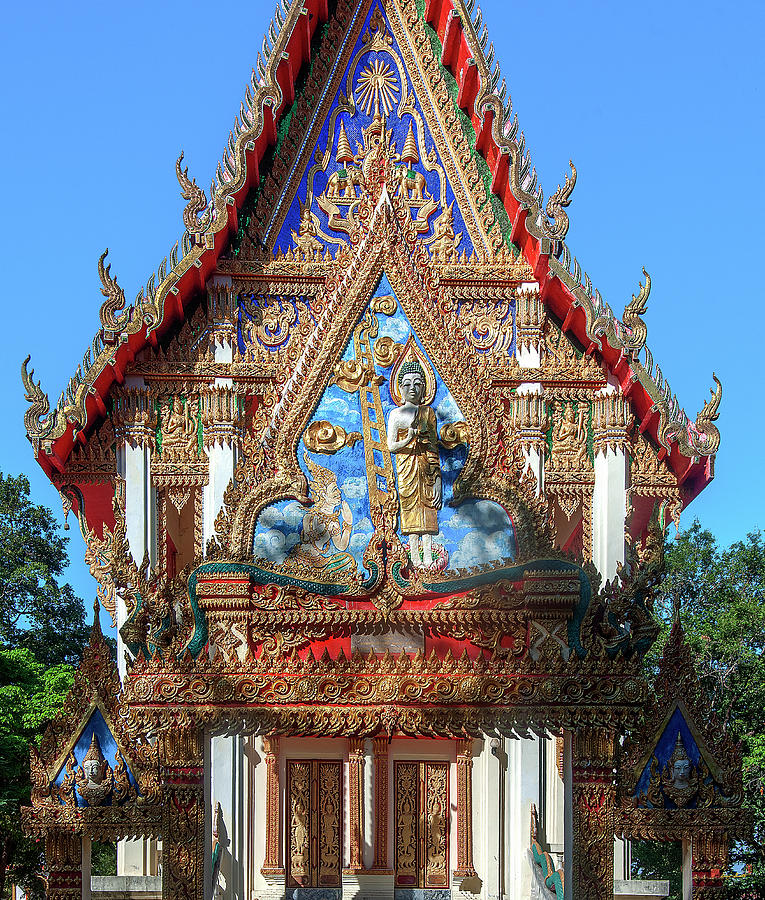 Wat Nikom Kitiyaram Phra Ubosot Wall Gate DTHU1428 Photograph by Gerry Gantt