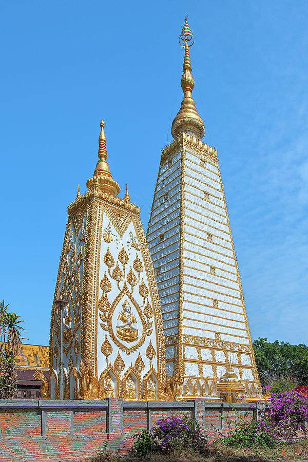 Wat Nong Bua Buddhagaya-style Stupas DTHU0144 Photograph by Gerry Gantt