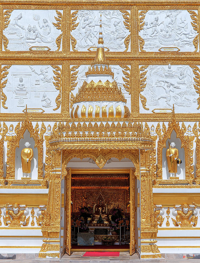 Wat Nong Bua Door of Main Stupa DTHU448 Photograph by Gerry Gantt