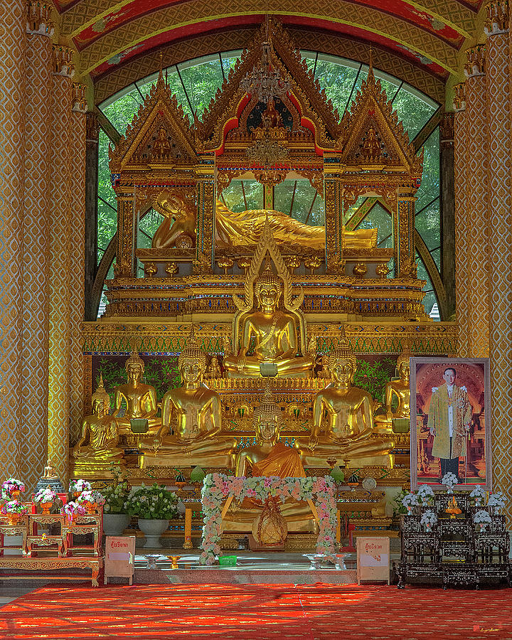 Wat Nong Bua Phra Ubosot Buddha Images DTHU1275 Photograph by Gerry Gantt