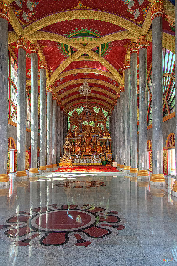 Wat Nong Bua Phra Ubosot Interior DTHU0461 Photograph by Gerry Gantt