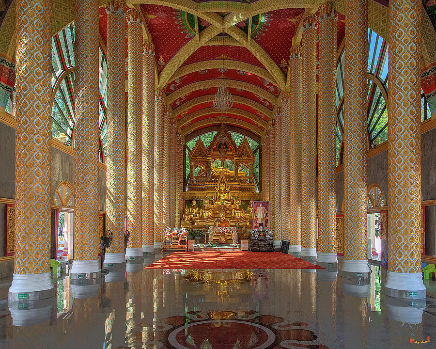 Wat Nong Bua Phra Ubosot Interior DTHU1272 Photograph by Gerry Gantt