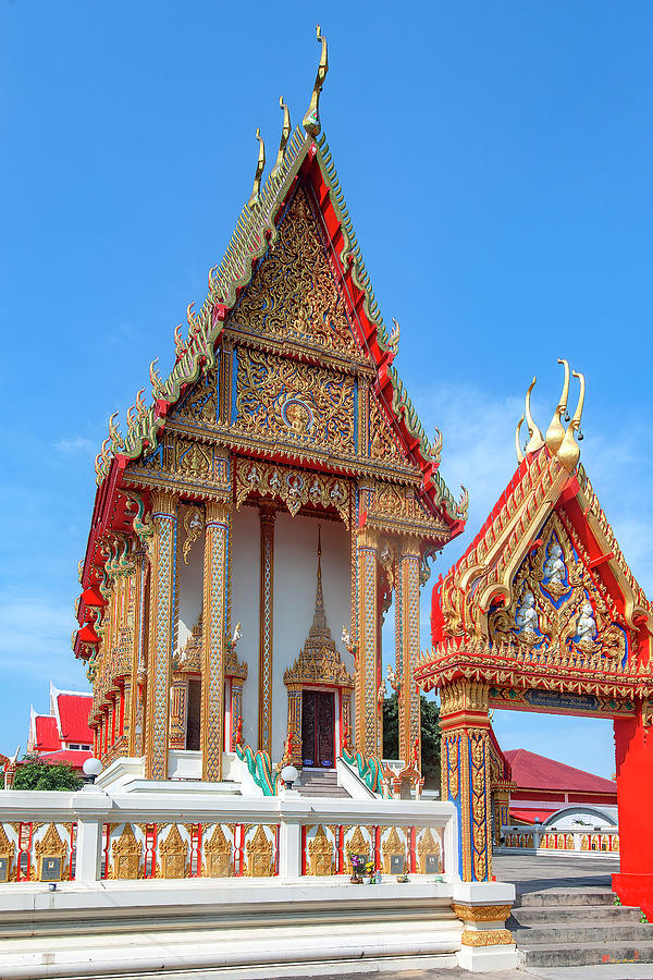 Wat Nong Ja Bok Phra Ubosot DTHNR0235 Photograph by Gerry Gantt