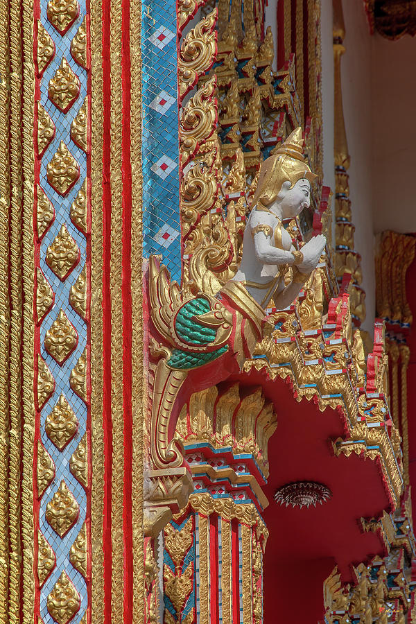 Wat Nong Ja Bok Phra Ubosot Kinaree DTHNR0248 Photograph by Gerry Gantt