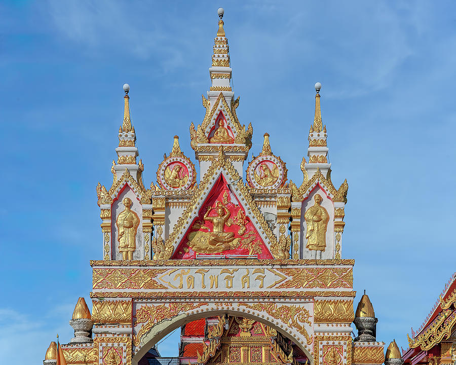 Wat Pho Sri Temple Gate DTHNP0095 Photograph by Gerry Gantt