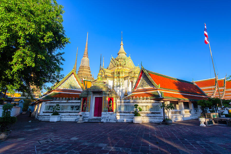 Wat Pho Temple or Wat Phra Chetuphon in Bangkok Photograph by Pakin Songmor