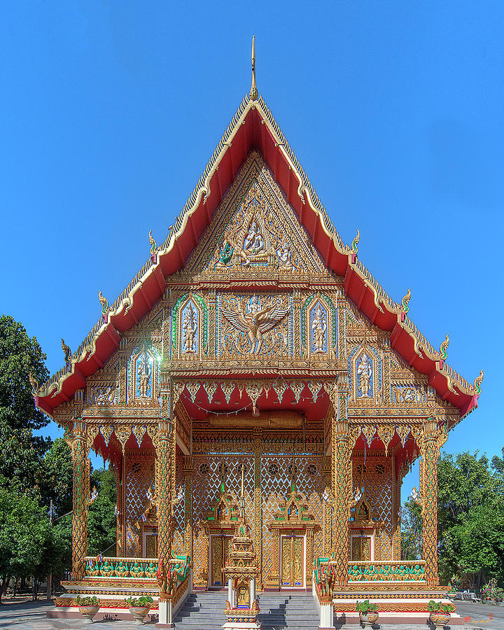 Wat Si Saeng Thong Phra Ubosot DTHU1444 Photograph by Gerry Gantt