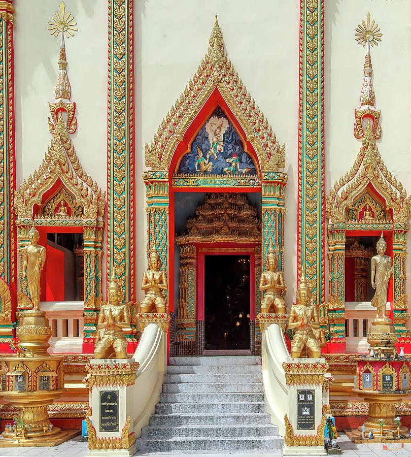 Wat Si Thep Pradittharam Phra Ubosot Entrance DTHNP0281 Photograph by Gerry Gantt