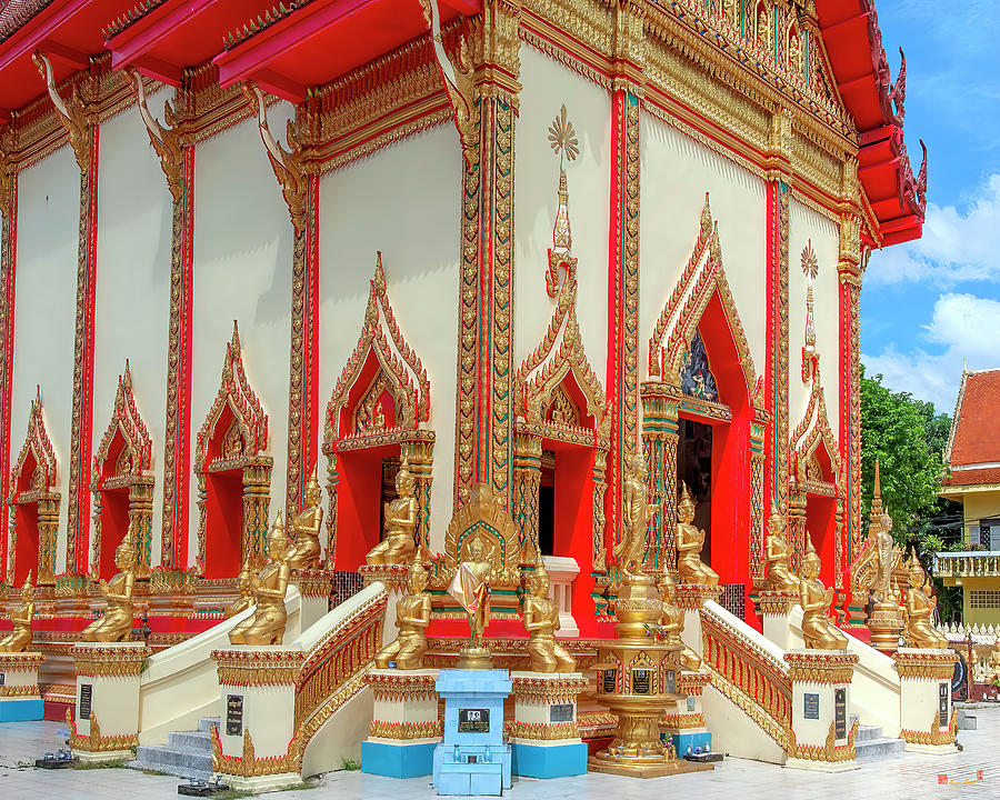 Wat Si Thep Pradittharam Ubosot Buddha Images DTHNP0289 Photograph by Gerry Gantt