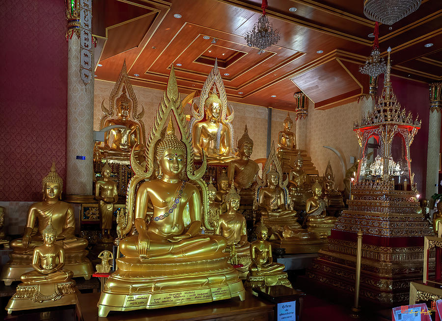Wat Soi Thong Phra Mahathat Chedi Si Soi Thong Buddha Images DTHB2428 Photograph by Gerry Gantt