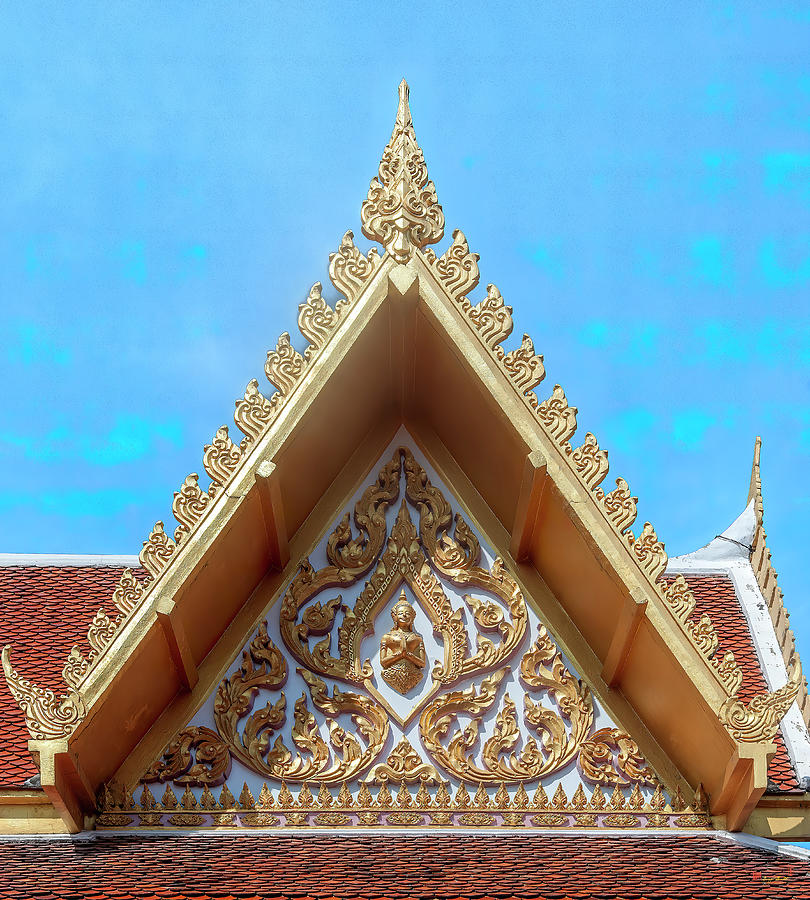 Wat Tha It Gable DTHNB0075 Photograph by Gerry Gantt