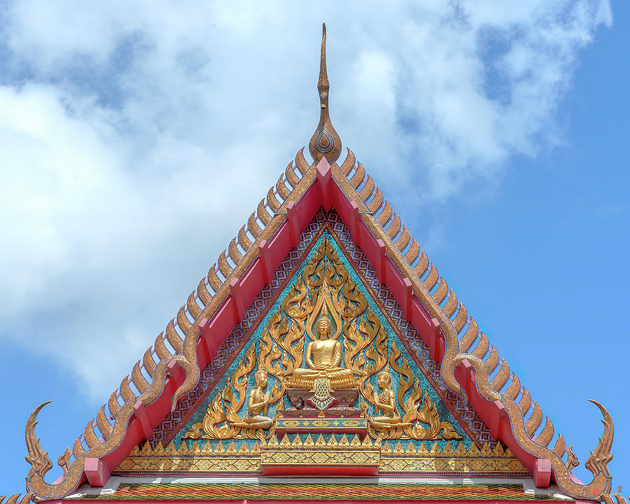 Wat Thong Sutharam Gable DTHB2386 Photograph by Gerry Gantt